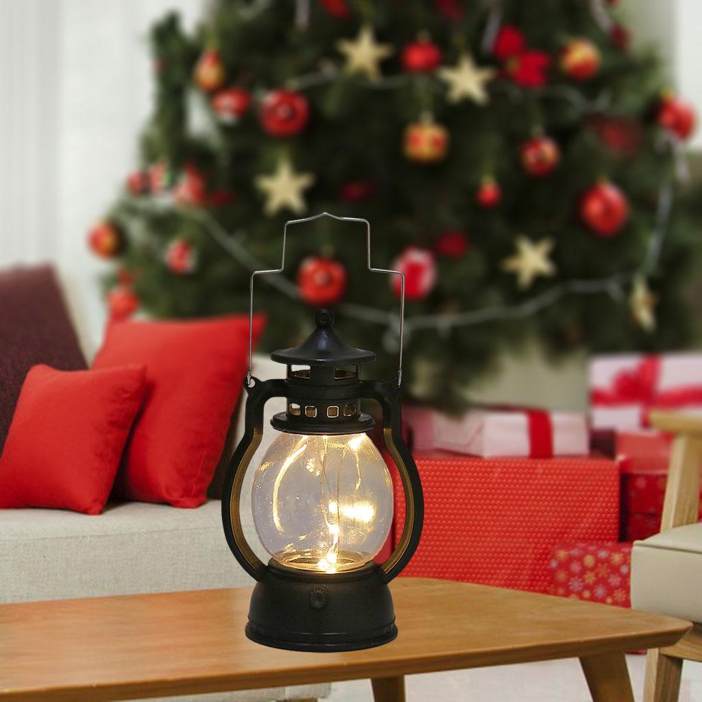 2-5pack Decorative Oil Lamp Christmas LED Lantern Lamp Hanging Lantern for Home