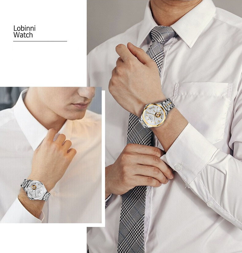 Đồng hồ nam Lobinni L5007-1 chính hãng Thụy Sỹ