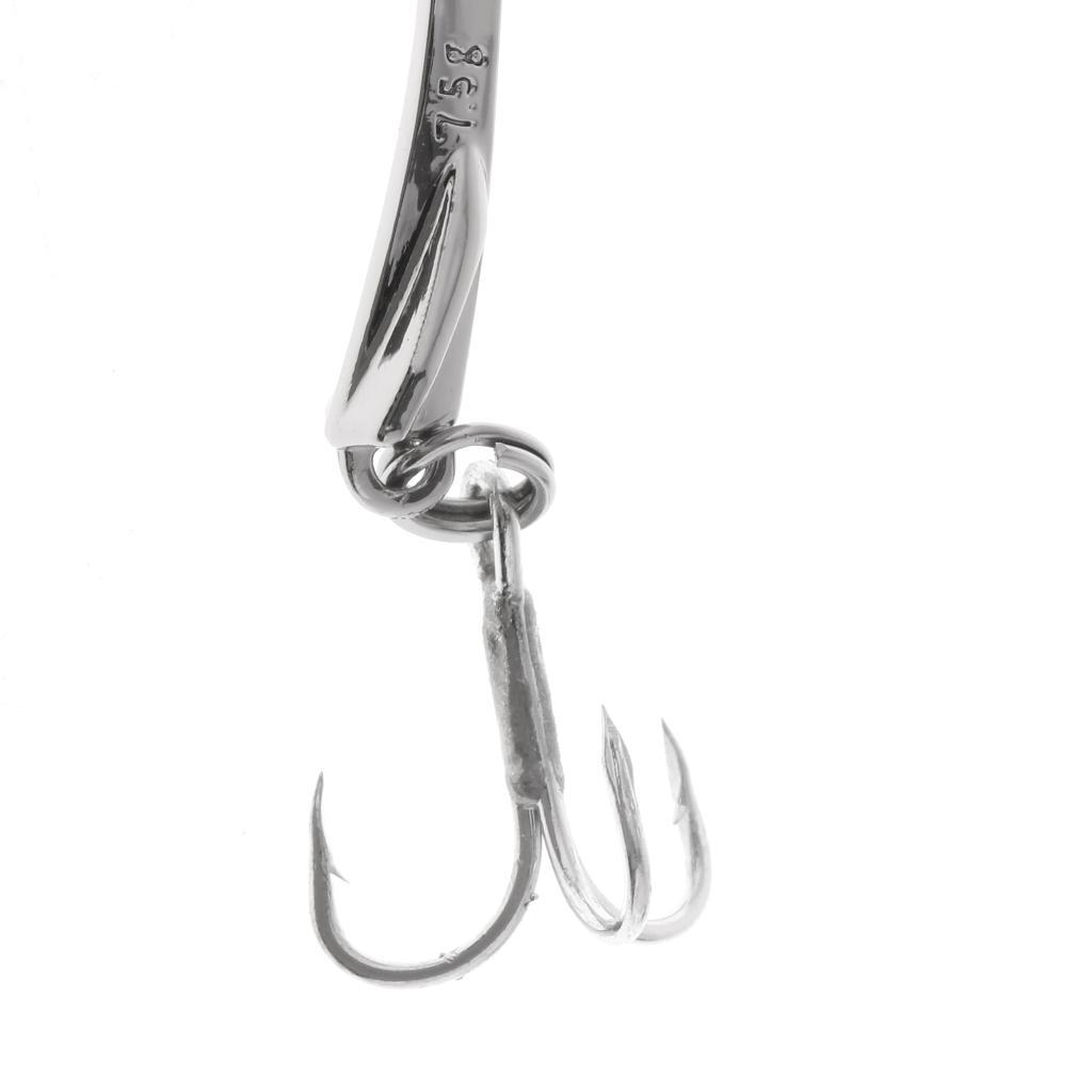 Durable Fake Fishing Lures Metal Spoon Baits Lures Set With Fishing Hook