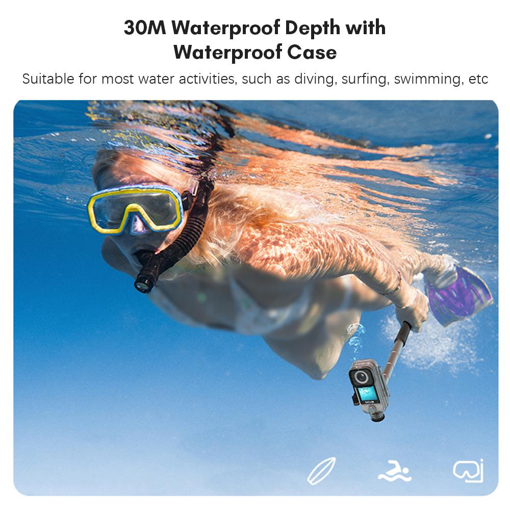 Máy ảnh hành động mini SJCAM C300 4K 30fps 5G/2.4G Máy ảnh thể thao WiFi Màn hình cảm ứng kép 154 ° Ống kính góc rộng 6 trục