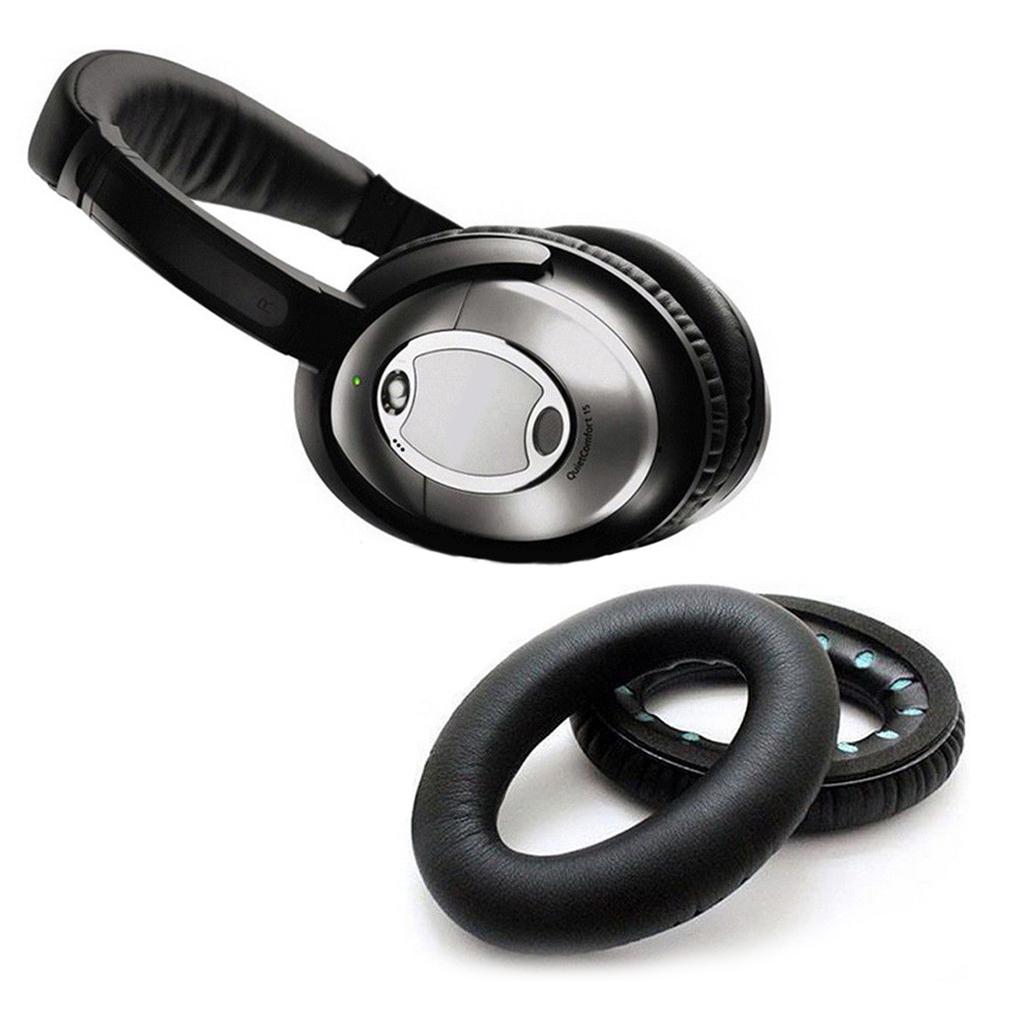 Premium Ear Pads Cushions Replacement Repair for Bose QC2 15 25 35 AE2 AE2i Headphone Black