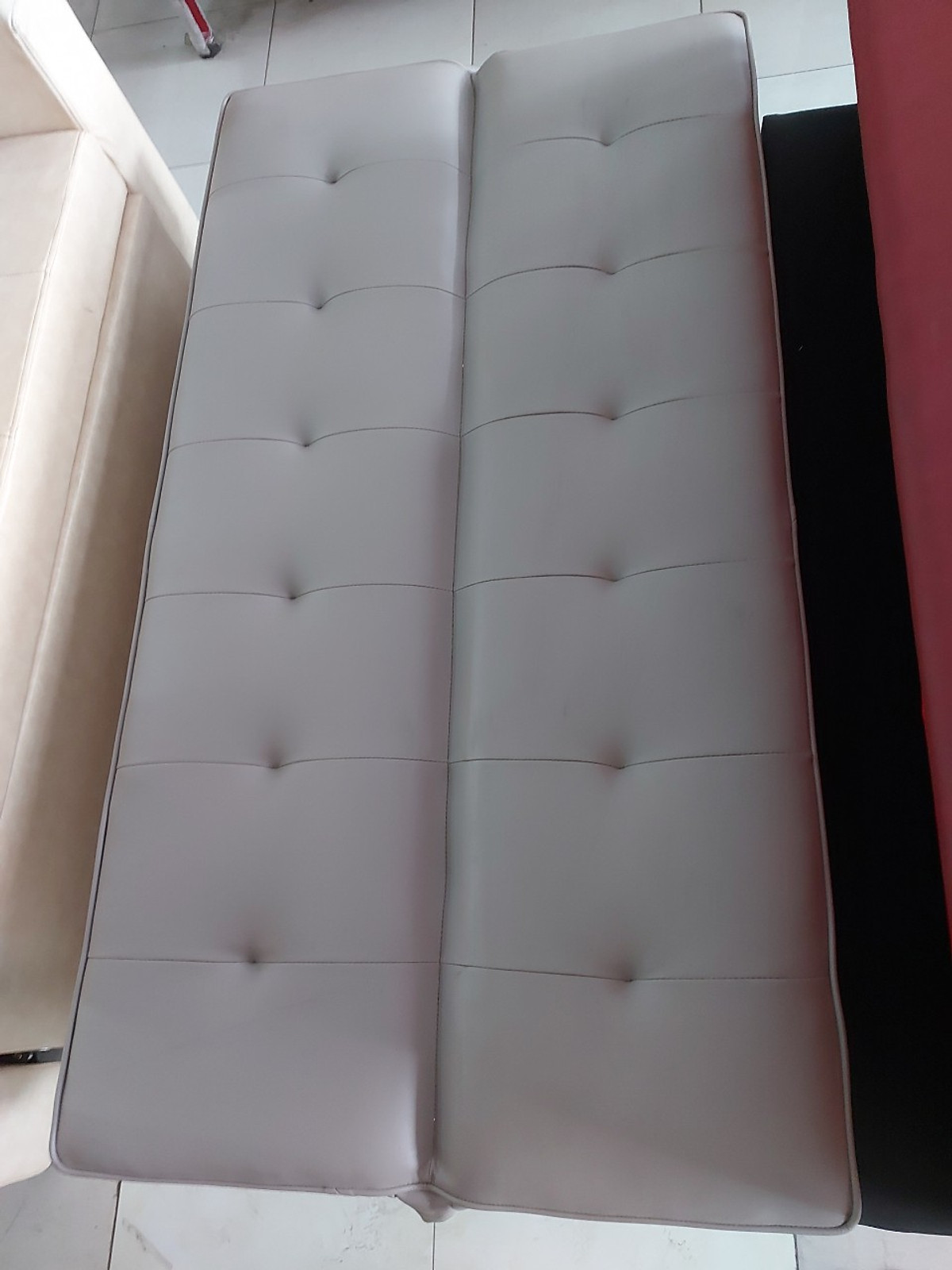 Sofa giường Special 1m7 da màu xám tùy chọn Juno Sofa