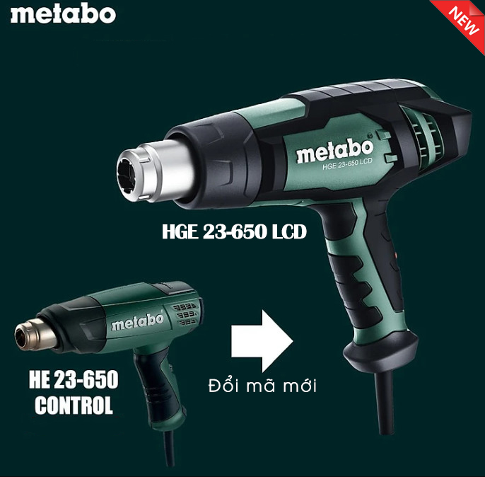 Máy Thổi Hơi Nóng Metabo HGE 23-650 LCD