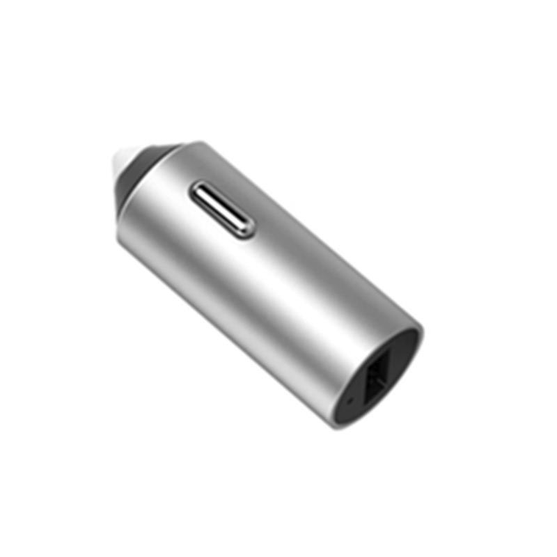 Giá thấp nhất bộ sạc xe hơi hợp kim nhôm một cổng mới 2.4A sạc xe hơi sạc điện thoại xe hơi đạn sạc xe hơi