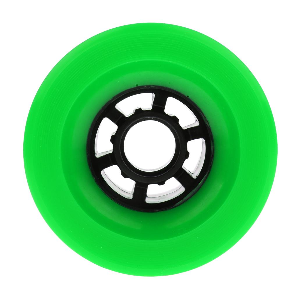 New Solid Cruiser Longboard Skateboard PU Wheel Standard 90*52mm High Elastic Shock Absorb