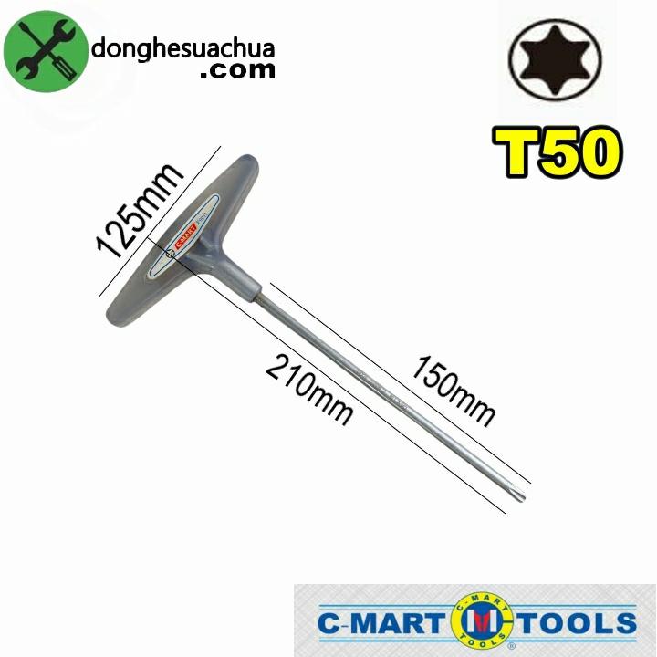 Lục giác sao T50 C-Mart F0013-50 loại chữ T