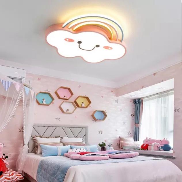 Đèn ốp trần phòng trẻ con hình đám mây, tiết kiệm ngân sách điện năng