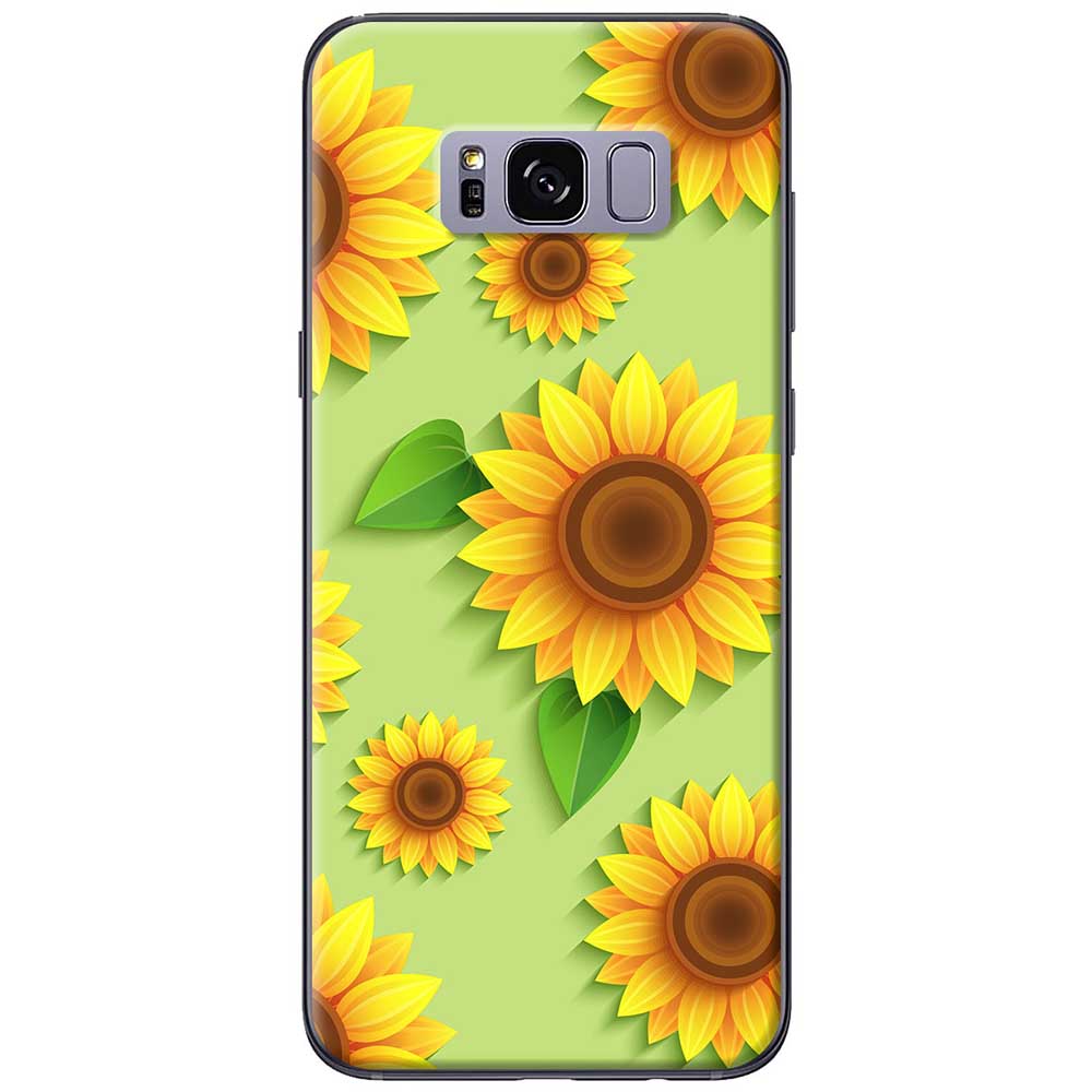 Ốp lưng  dành cho Samsung Galaxy S8 Plus mẫu Hoa hướng dương