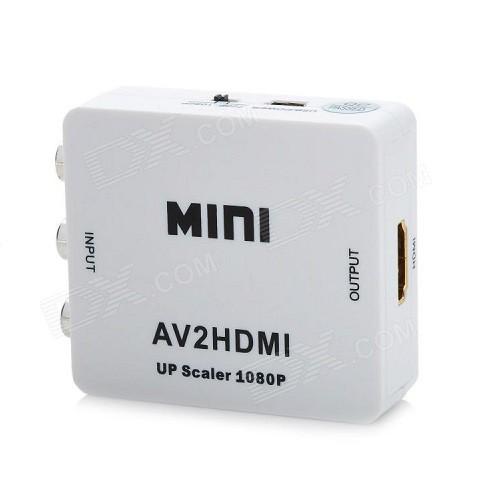 Mini AV sang HDMI 1080p Chuyển đổi AV với RCA