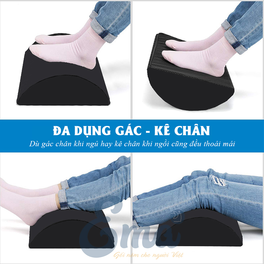 Gối gác chân, kê chân cao su non văn phòng EMA