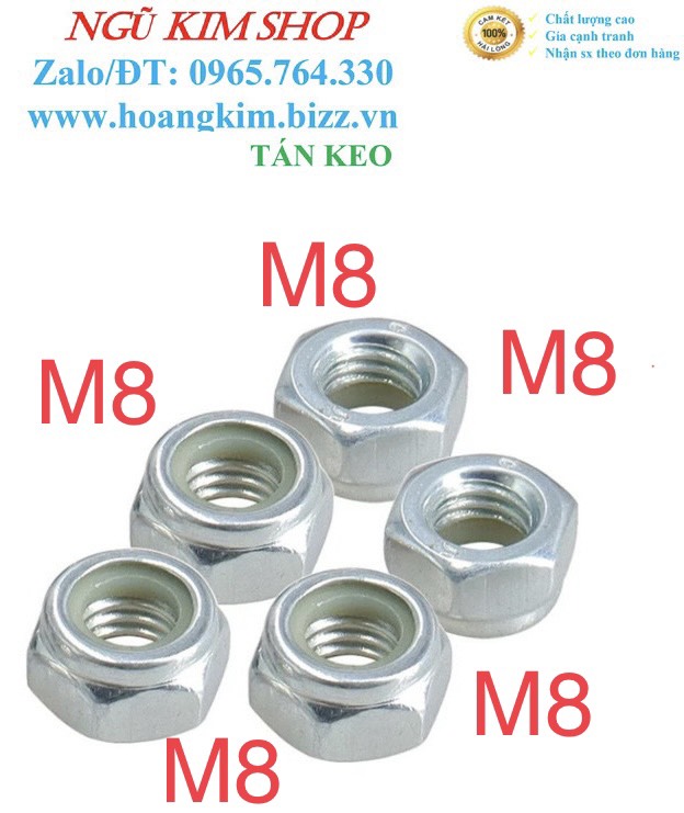 TÁN KEO _ TÁN KHÓA M8 VÀ 5/16