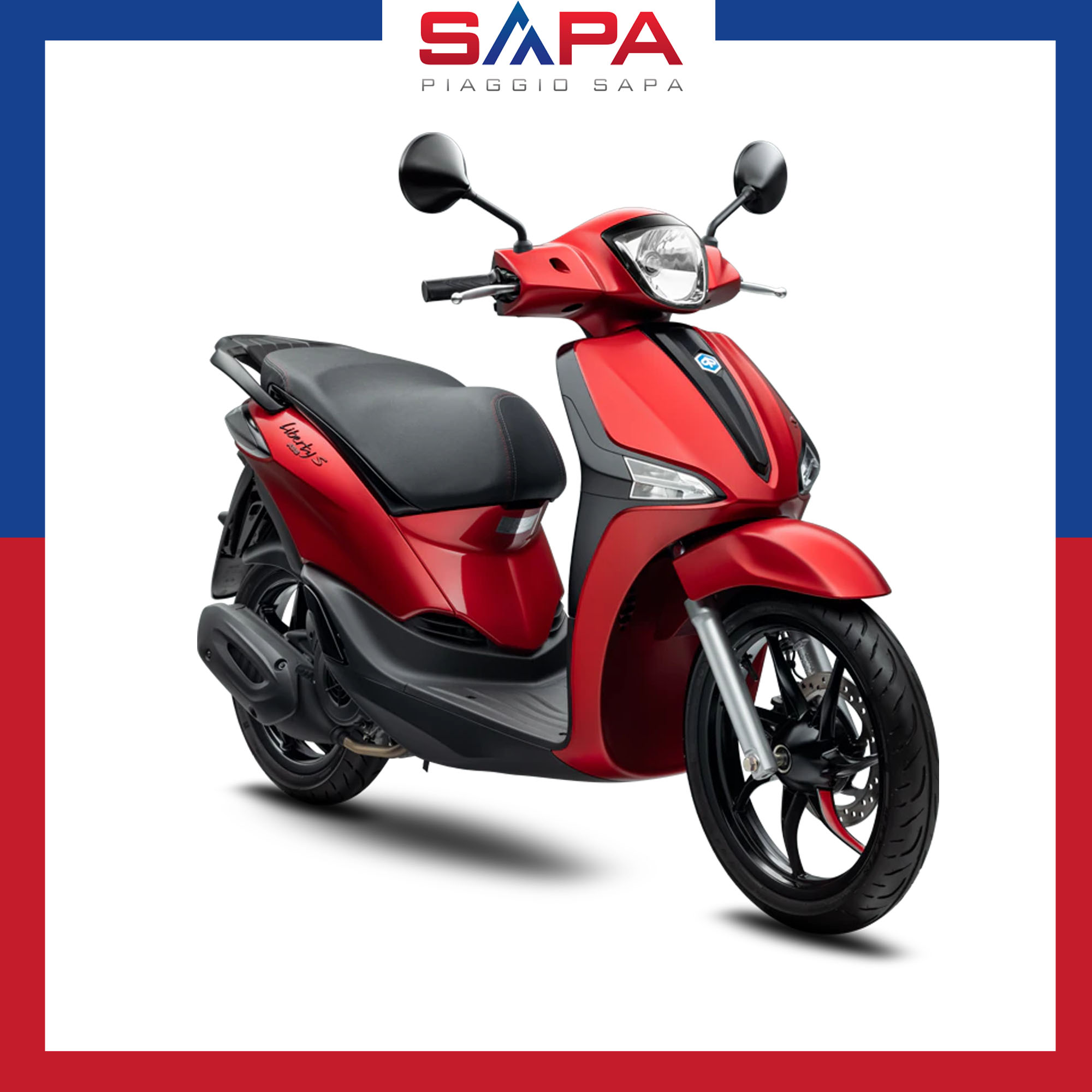 Xe Máy Piaggio Liberty S 125 Red Scarlatto