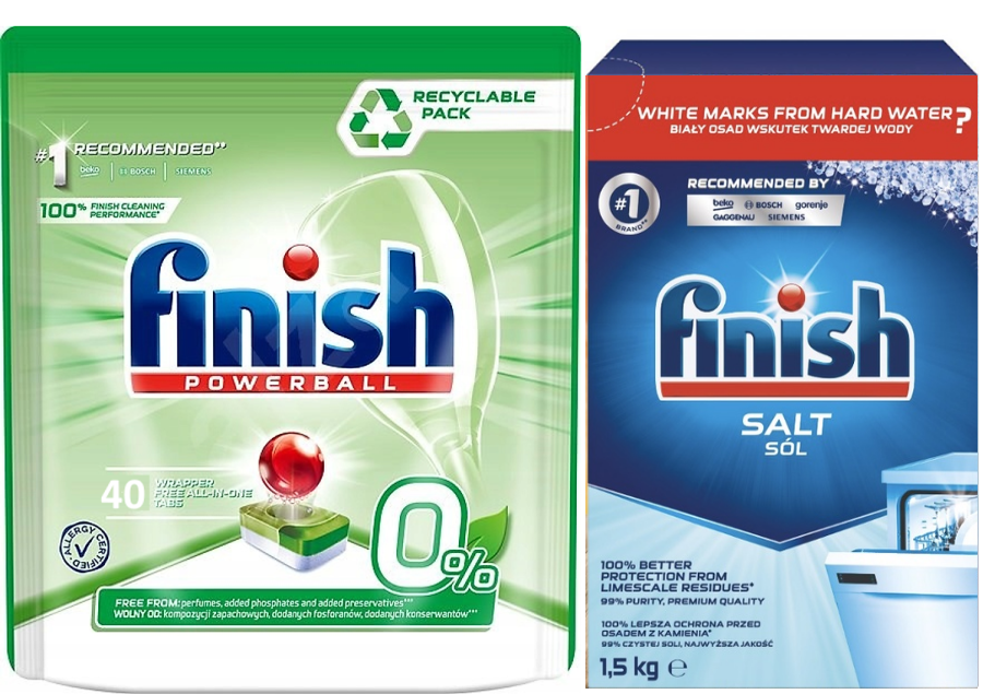 Viên rửa bát Finish All in 1 Max ECO 0% - 70 viên / túi