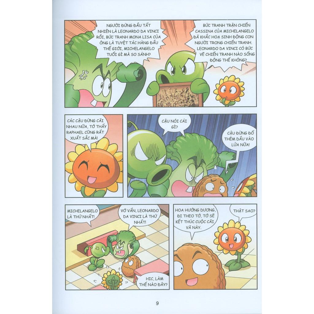 Sách - Trái cây đại chiến zombie Câu đố bí ẩn