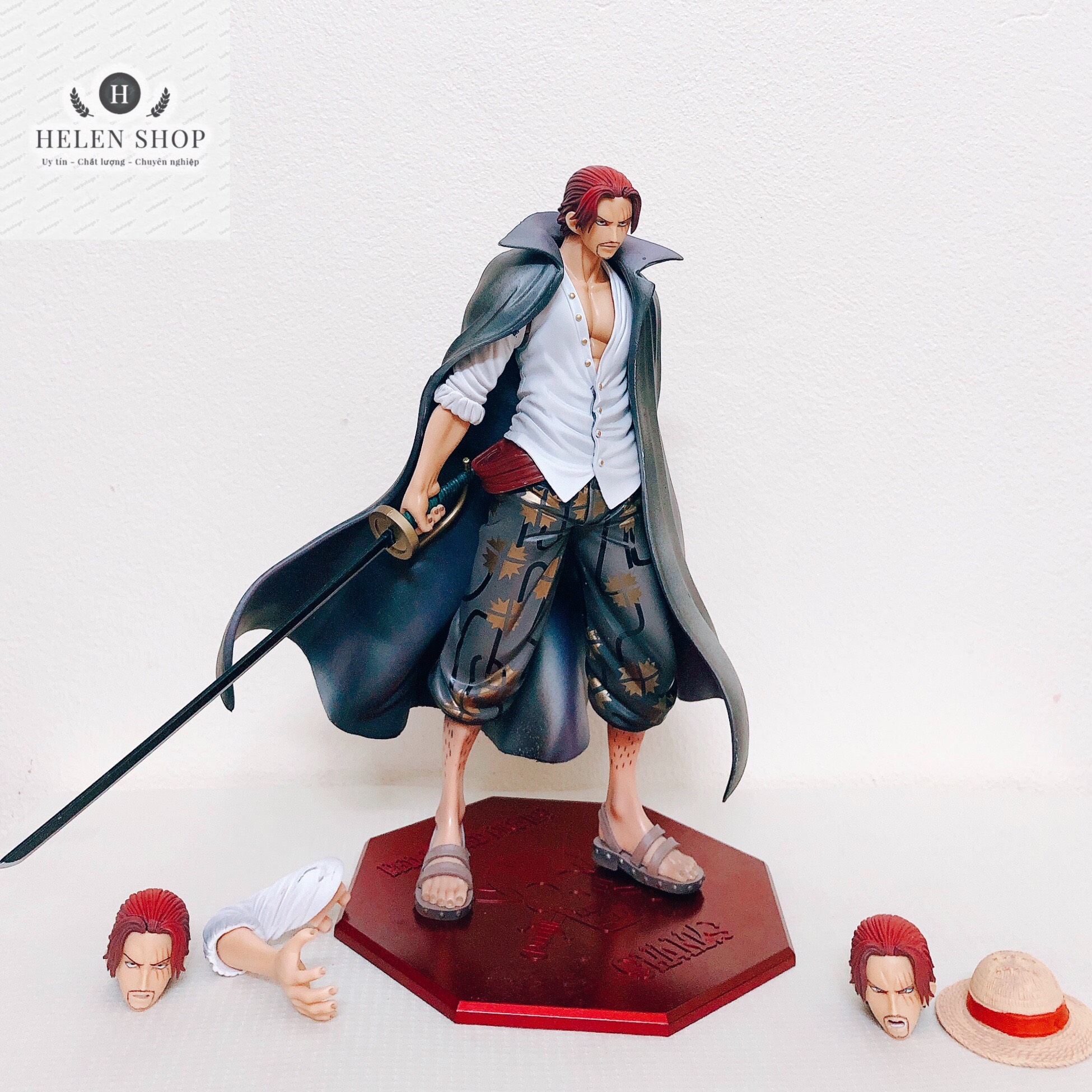 Mô hình One Piece Shank tóc đỏ Tứ hoàng biển cả cực ngầu