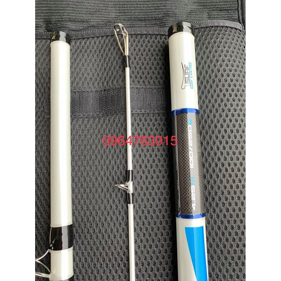 Cần 3 khúc BLACKFIN Surf khoen fuji pát fuji đánh lục xa bờ