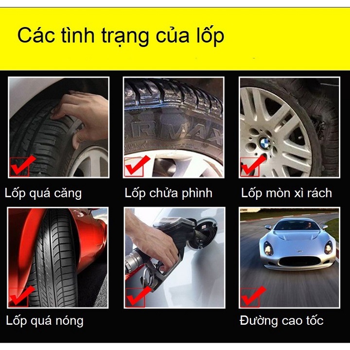 Cảm Biến Áp Suất Lốp TPMS Van  Gắn Trong Bản Quốc Tế