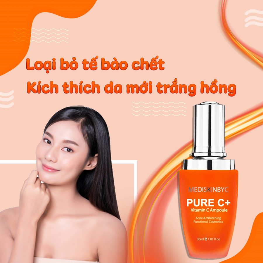 Tinh Chất Trắng Da Hỗ Trợ Trị Thâm Nám PURE C+