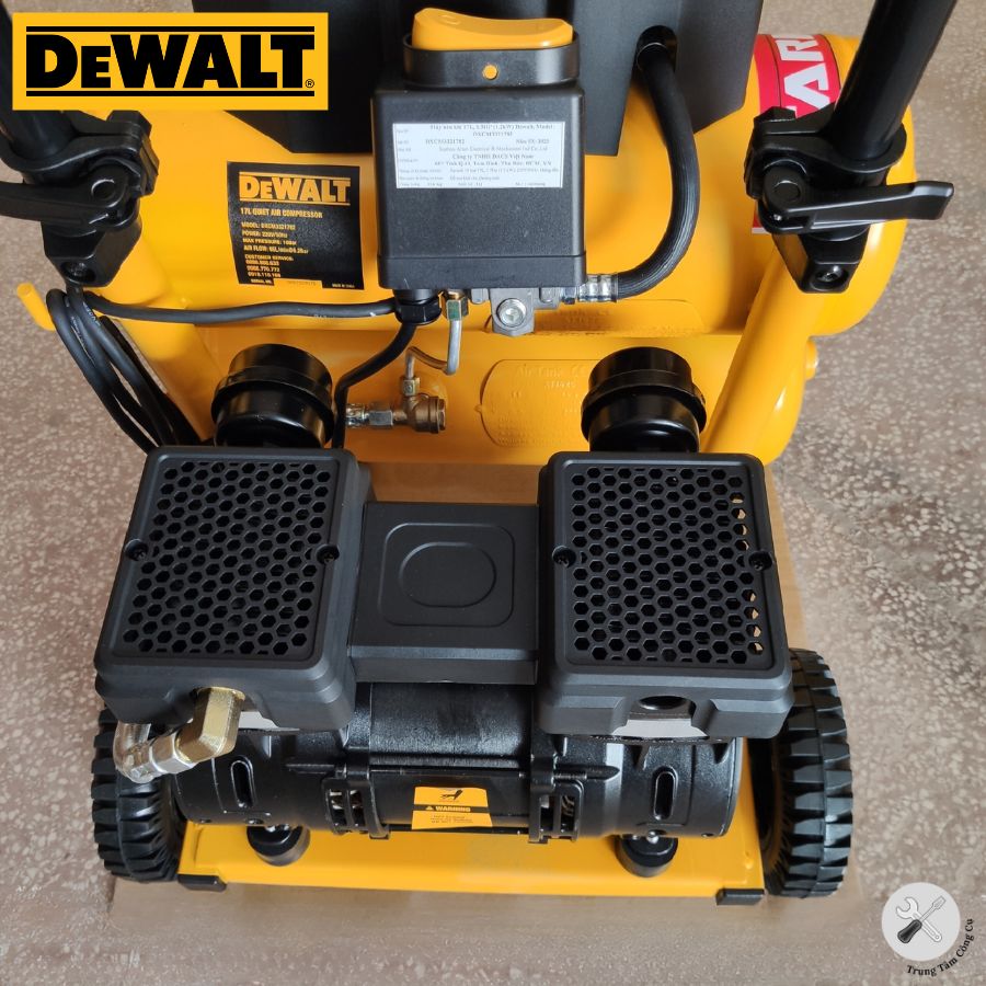 Máy nén khí không dầu 17L DeWALT 3321782 áp suất 10bar, chạy êm - Hàng chính hãng