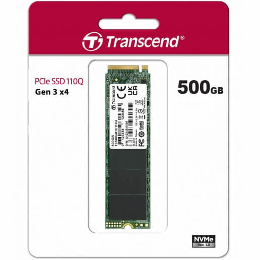 Ổ cứng SSD Transcend 110Q M2 2280 PCIe NVMe Gen3x4 - Hàng Chính Hãng