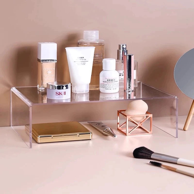 Kệ trưng bày mica 3 mặt uốn Enter TB110 200x80x40mm mica dày 2mm, Kệ livestream, Kệ mica chữ U trong suốt để đồ đa năng (20)