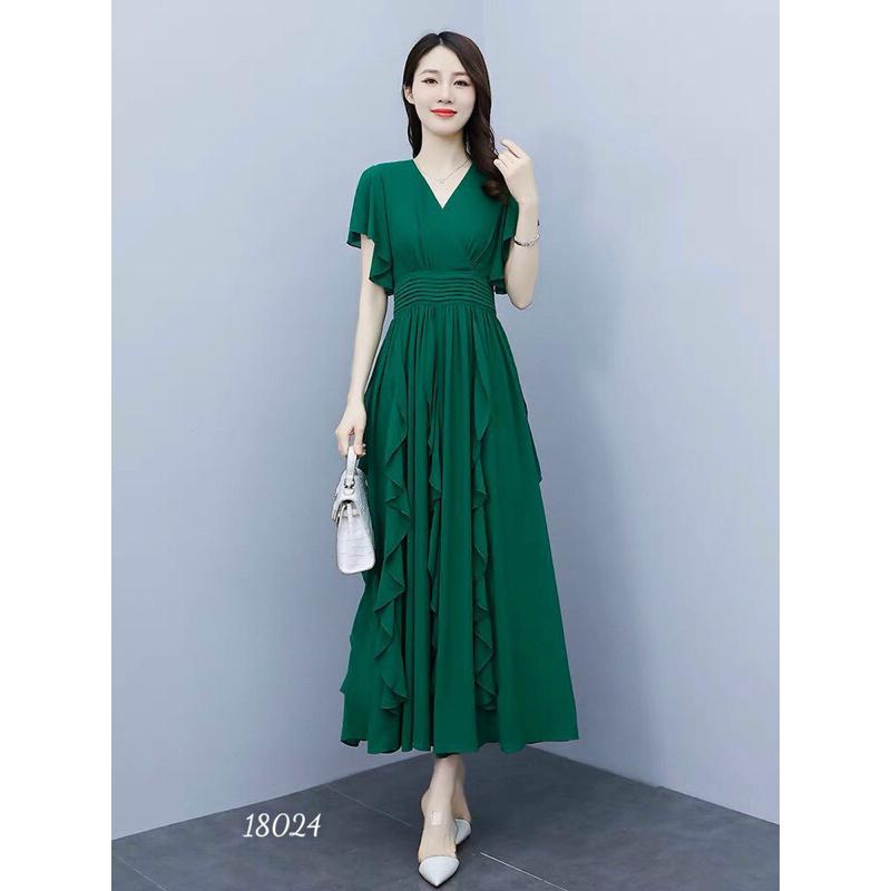 Đầm maxi voan chiffon