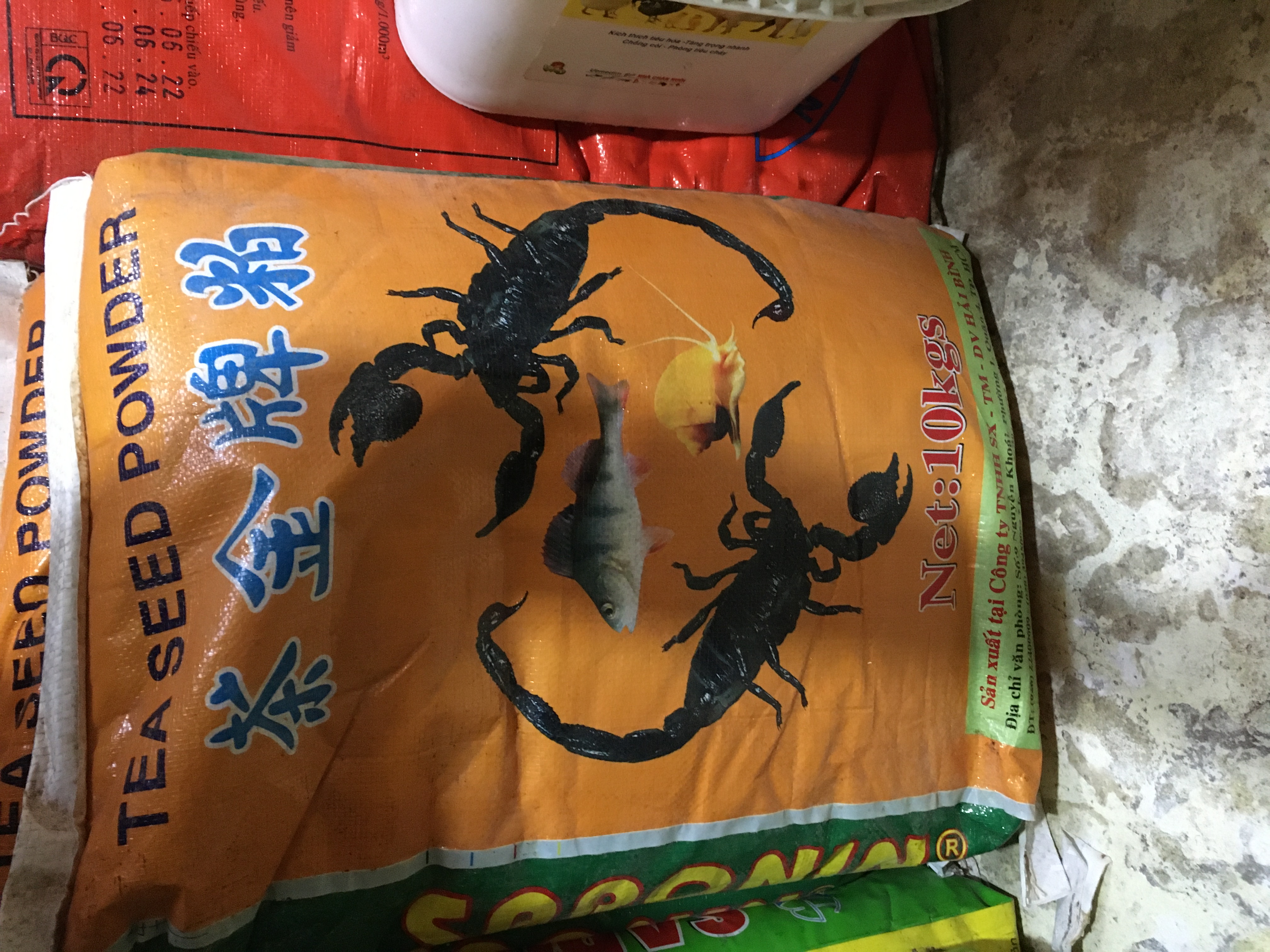Saponin cá thái bò cạp diệt cá tạp ... dùng cho ao hồ bể cá
