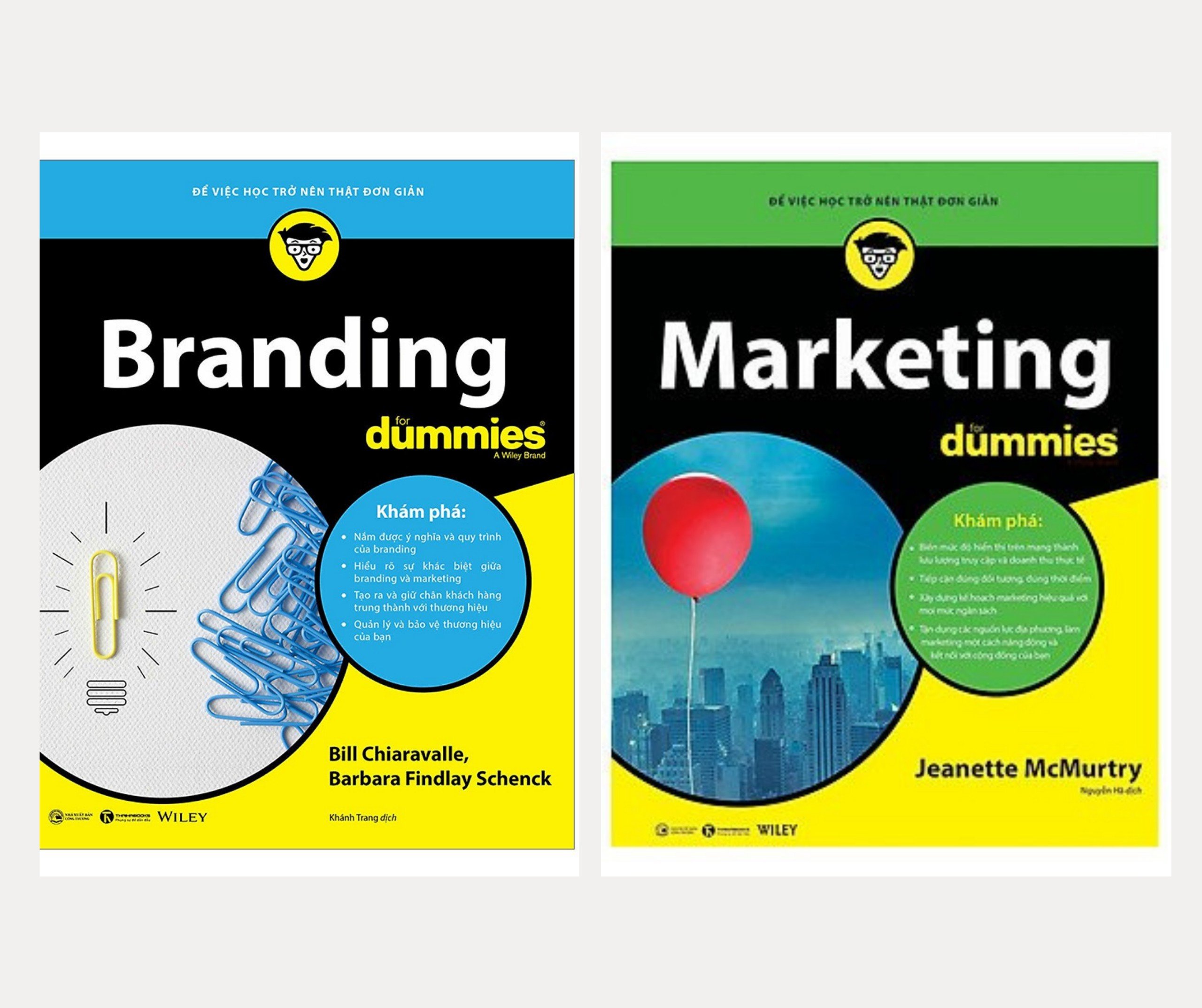 Sách com2c: Branding For Dummies + Marketing For Dummies