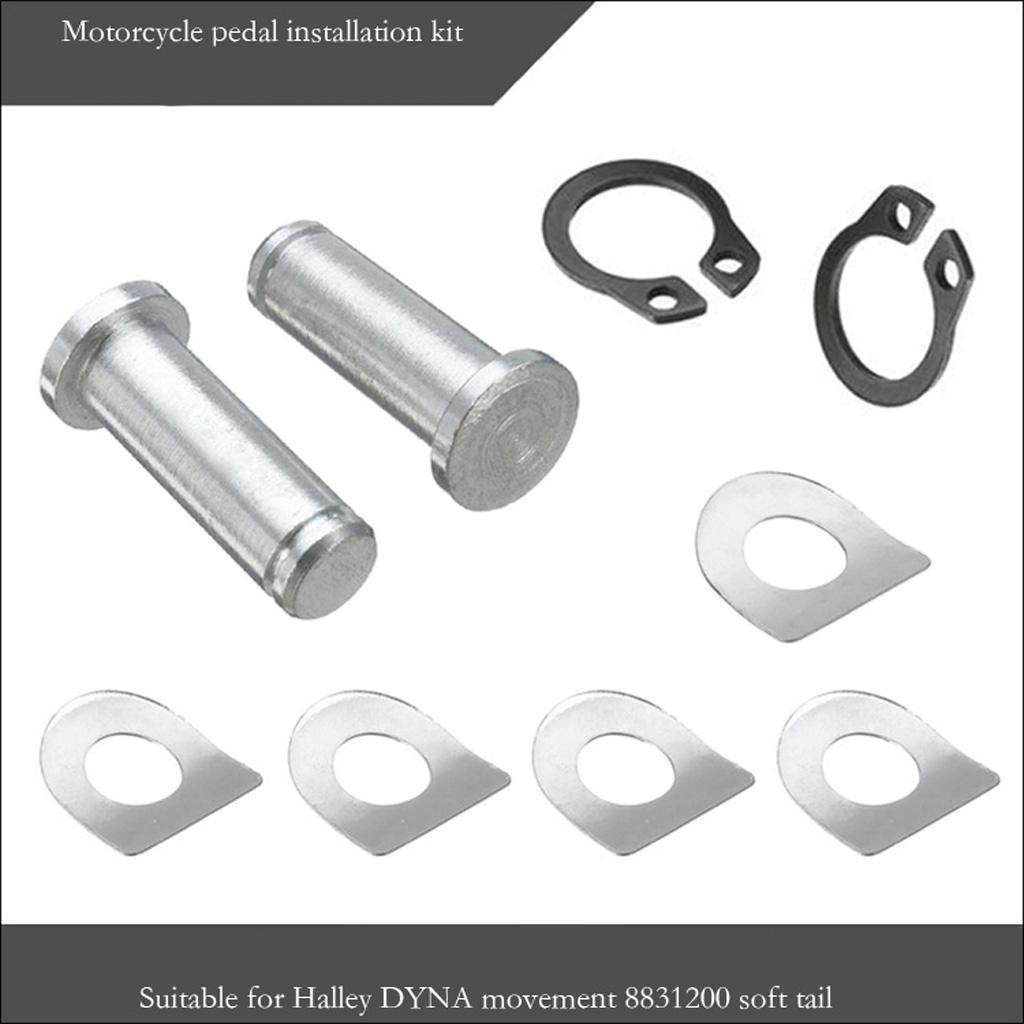 Foot Pegs Mount Kit Pins For Harley Dyna Sportster 883 / 1200 Softail Flstc