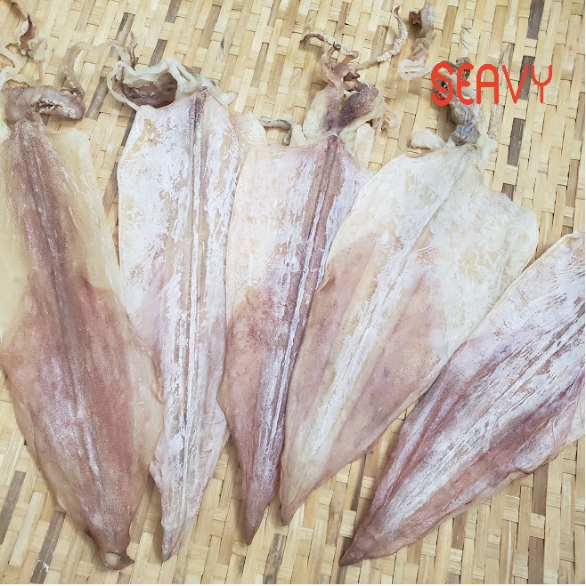 Đặc Sản Nha Trang - Mực Khô Lớn Loại 1 Size 12 Con/kg Seavy Gói 500G