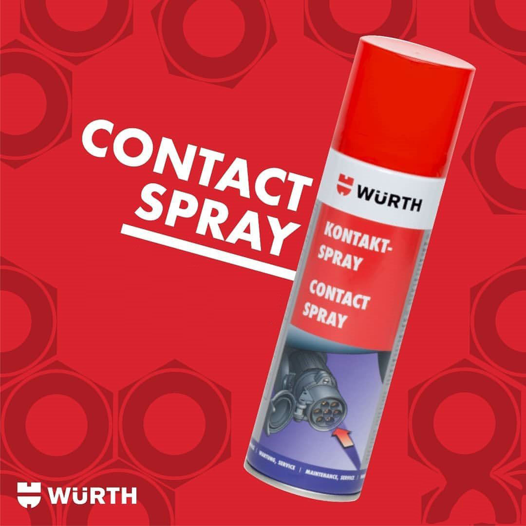 Chất vệ sinh bảo trì công tắc Wurth Contact Spray 300ml