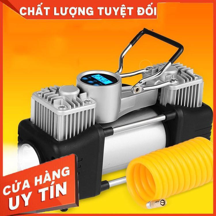 Máy bơm lốp ô tô 2 xilanh mã lực lớn