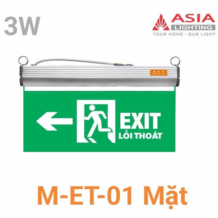 Đèn chỉ dẫn 1 mặt mica dẫn sáng_Asia-Chính Hãng