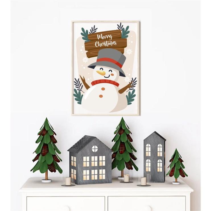 TRANH TREO TƯỜNG VINTAGE GIÁNG SINH 03