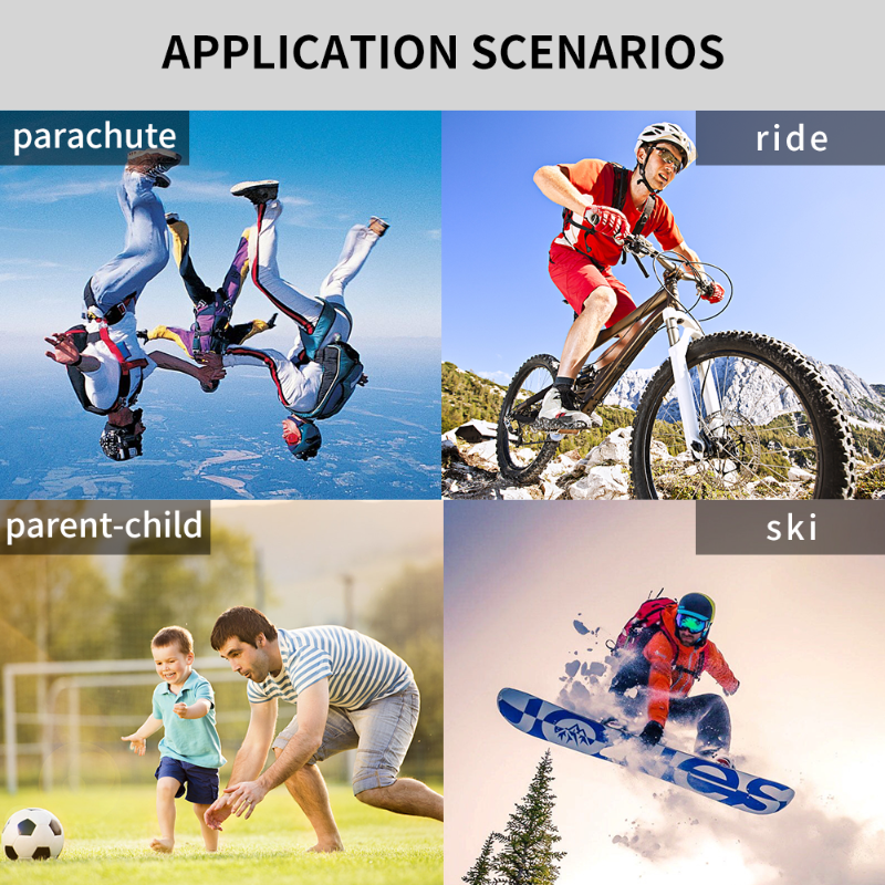 1080p Full HD Camera hành động Mini Camera chuyển động Cyclic Video kỹ thuật số xe DVR Motion Rectable Sport DV Camera với màn hình LCD