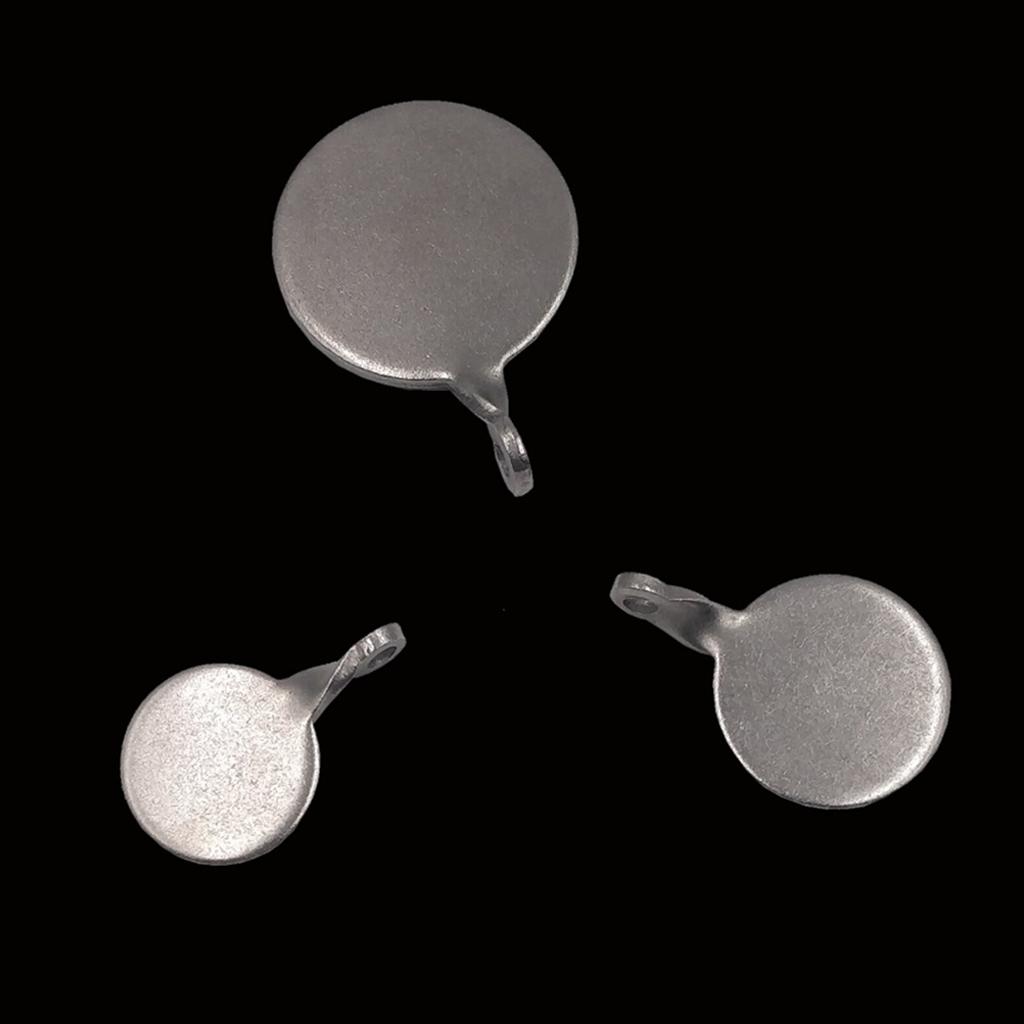 3pcs Stainless Steel Targets 2.5/3/4cm for Shooting Hunting Practice