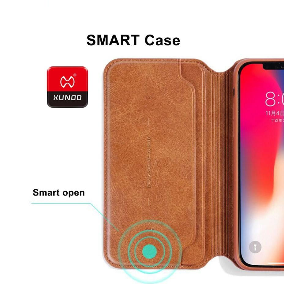 Bao da thể thao chống sốc dành cho iPhone 14 Pro Max hiệu XUNDD Gra Series có ngăn đựng thẻ Card ATM visit cao cấp Bảo vệ toàn diện 360 độ, Smartsleep thông minh - hàng nhập khẩu