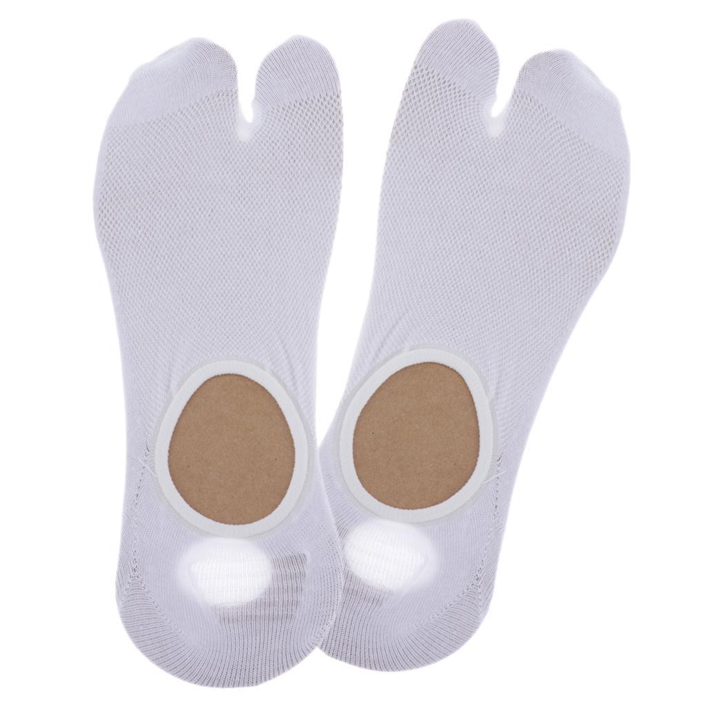 1 Pair Finger Socks Women Sports Socks 2 Fingers Low Cut Cotton Socks Flip Flop Slip