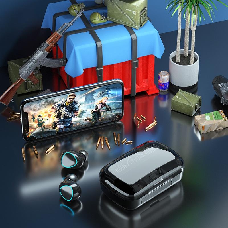 Tai Nghe Bluetooth Gaming M10 Pro Tai Nghe Không dây phiên Bản Nâng Cấp Pin Trâu, Nút Cảm Ứng Tự Động Kết Nối Pon Case