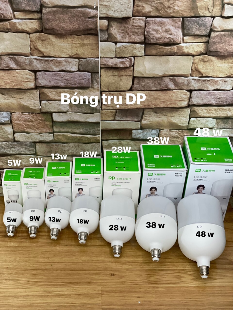 Bóng đèn LED Trụ DP 9W, ánh sáng trắng