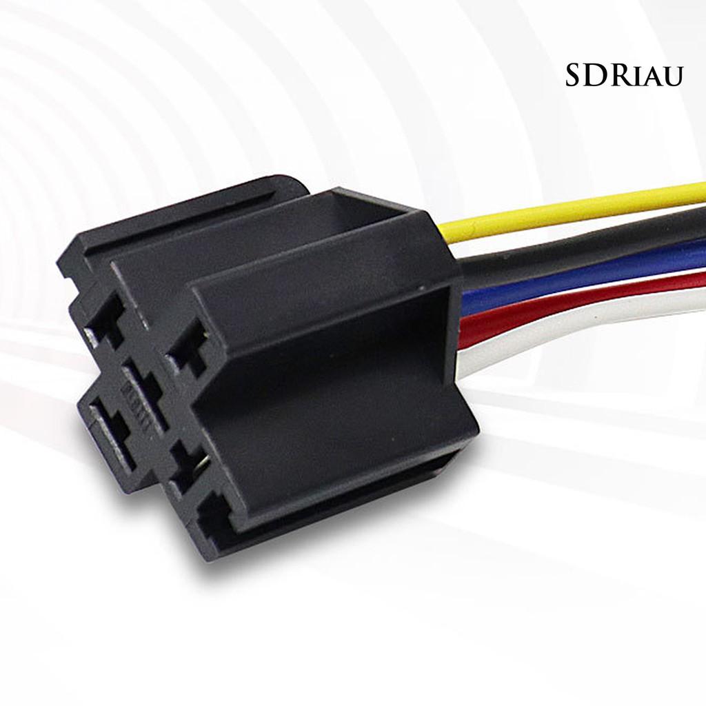 Rơ Le Tự Động 12 / 24v 5 Pin Kèm Ổ Cắm Chuyên Dụng Cho Xe Hơi Qcd1914
