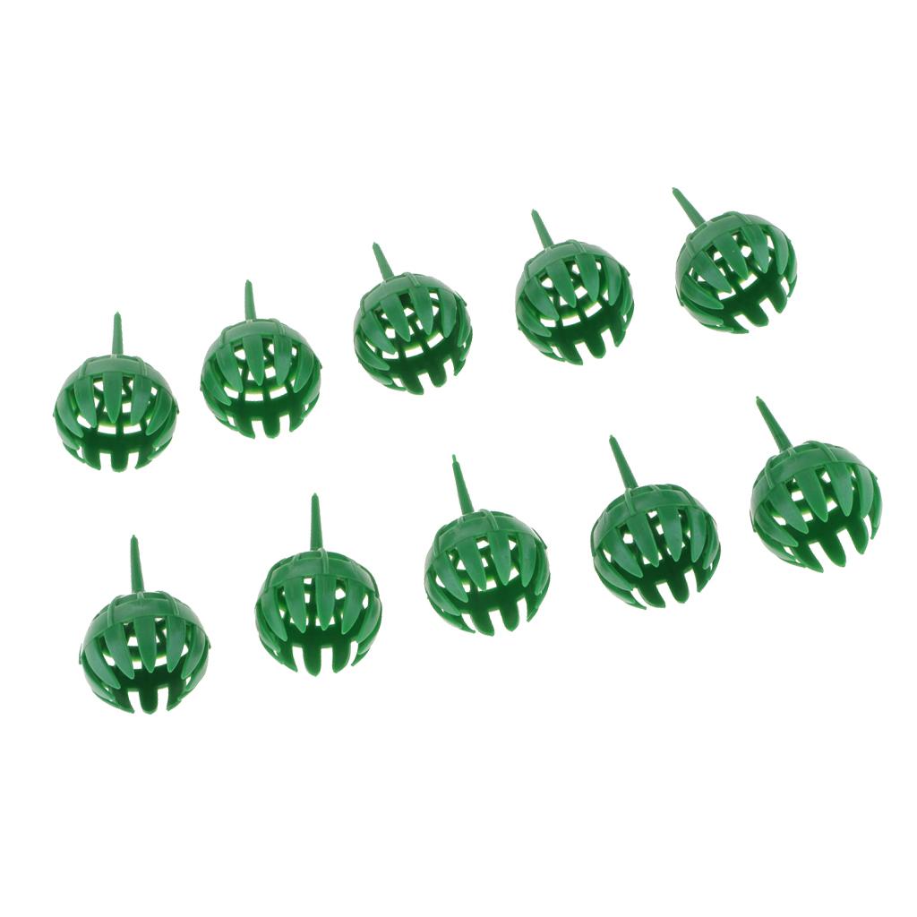 10pcs Plastic Fertilizer Basket Garden Tools for Plants Orchid Bonsai Size L