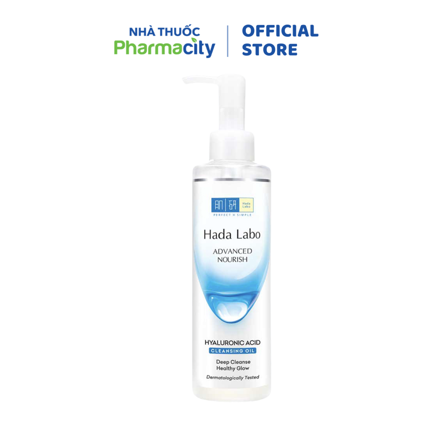Dầu tẩy trang HADA LABO Advanced Nourish Hyaluronic Acid Sạch Sâu, Dưỡng Ẩm (Chai 200ml)