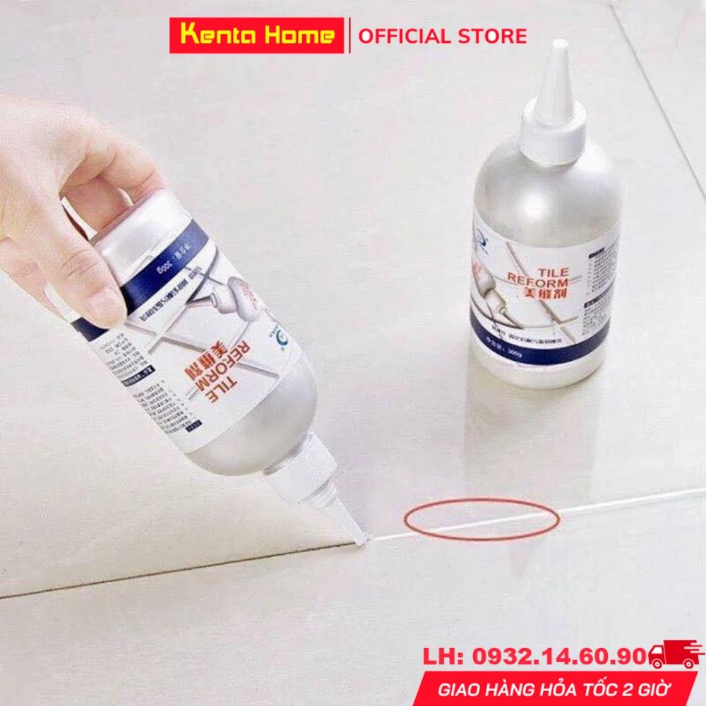Sơn kẻ chỉ gạch cao cấp 280ml - Keo chà ron sứ làm mới mạch gạch sàn nền nhà tắm, tường, bồn rửa chén, bồn cầu hiệu quả