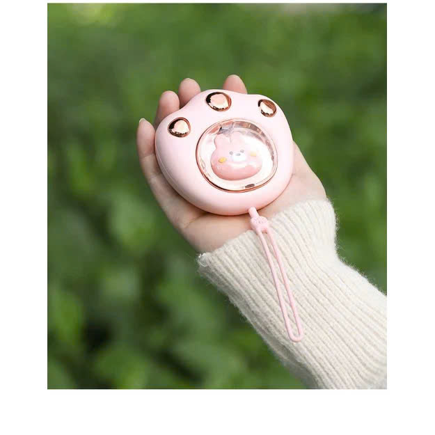 Máy sưởi ấm mini chạy pin cầm tay đèn LED 2 mức độ nhiệt Làm ấm nhanh Văn Phòng Du Lịch Dã Ngoại Phượt Đi Học Đi Làm - Hàng Nhập Khẩu