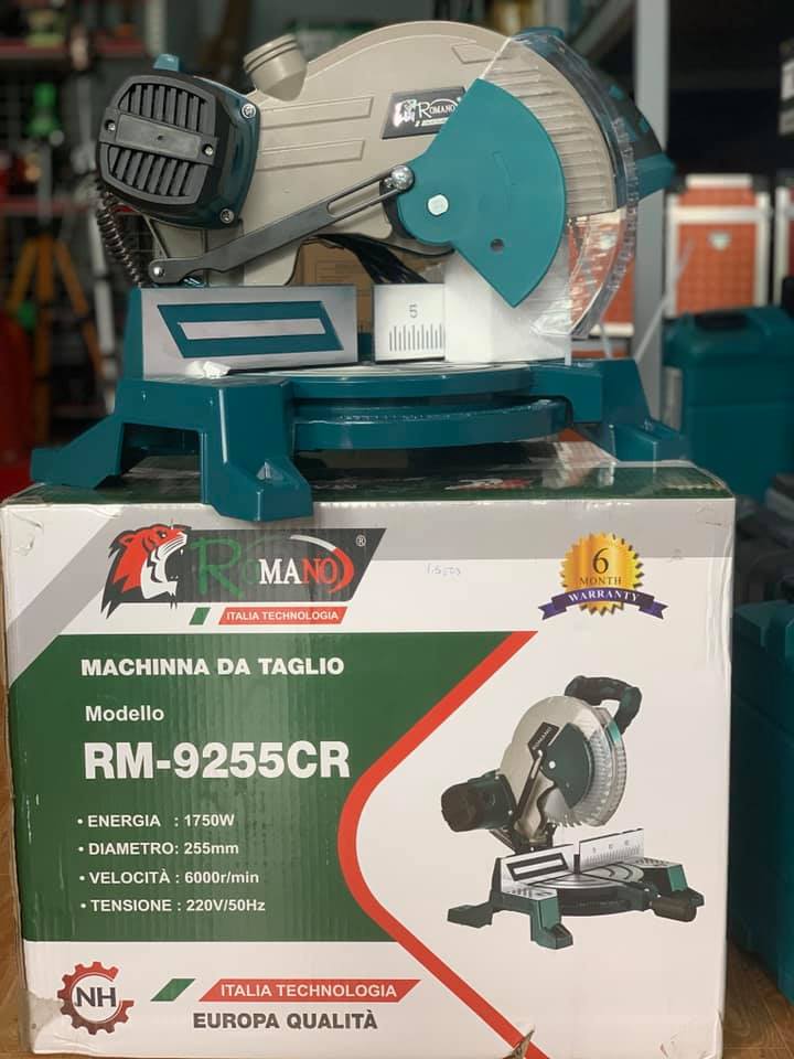 Máy Cắt Nhôm 255mm Romano RM-9255CR 1750W ( Siêu bền, khỏe)- Hàng Chính Hãng