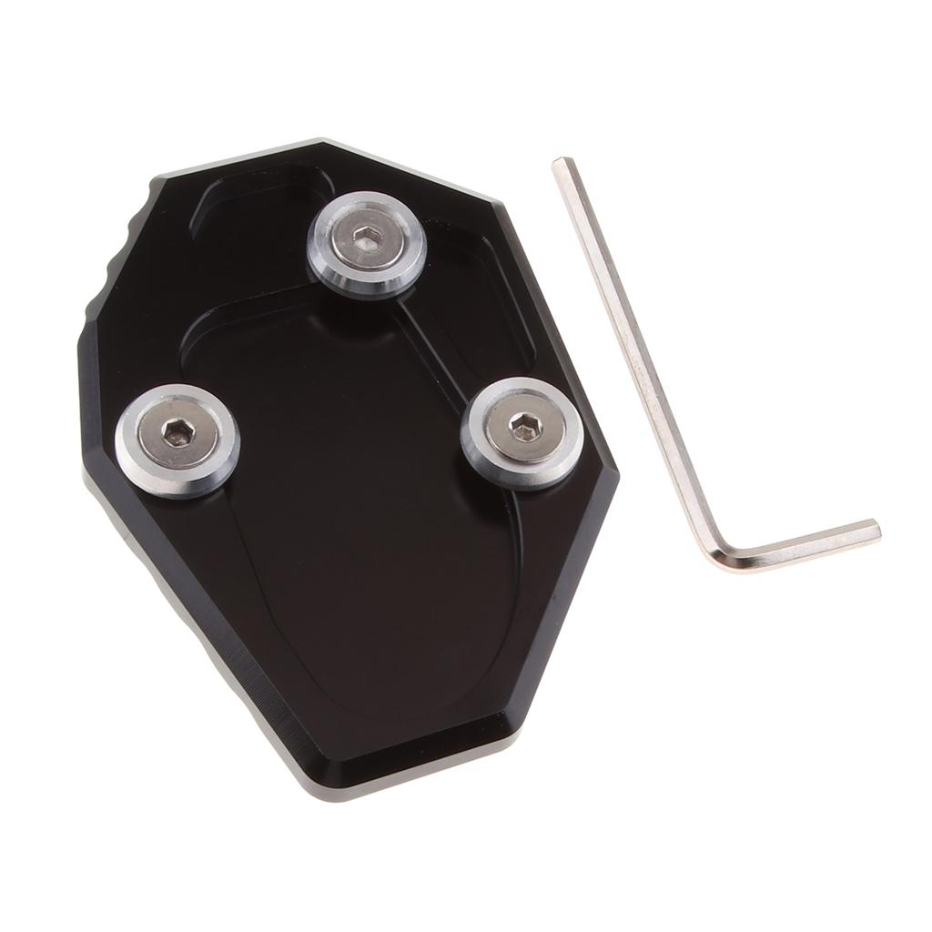 Motorcycle CNC Side Stand Kickstand Enlarge Plate Pad For Yamaha MT-07 FZ07 2013 2014 2015 2016