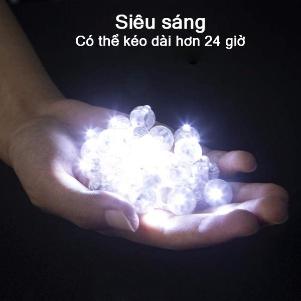 Đèn LED bóng bay mini chống nước nhiều màu sắc trang trí tiệc cưới/sinh nhật/giáng sinh