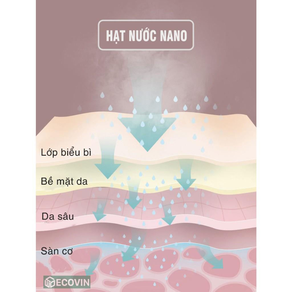 Máy phun sương,xông hơi da mặt nóng lạnh, tăng cường, giữ ẩm, chuyển hóa tế bào để sản sinh làn da mới
