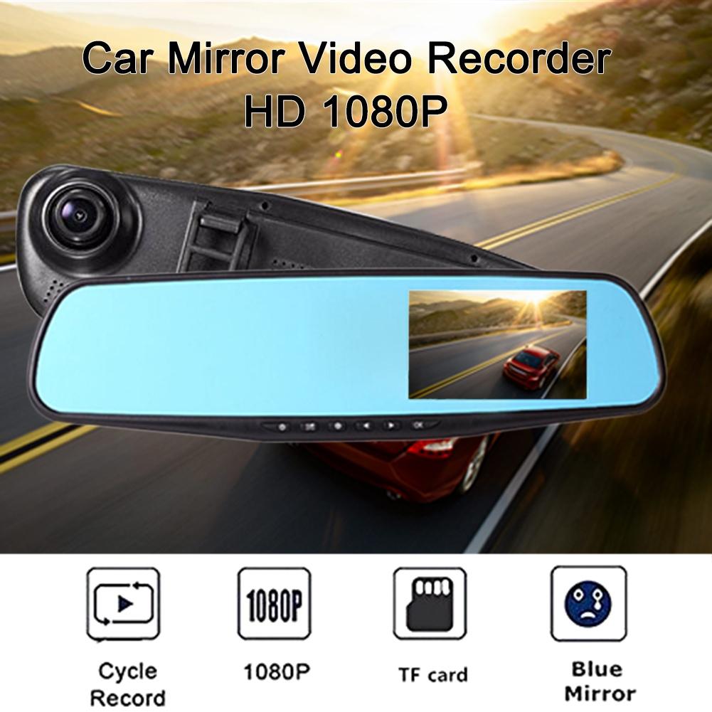 Gương Chiếu Hậu Cho Xe Hơi Chất Lượng Cao HD 1080P HD Màn Hình Xanh Dương 2.8-Inch Chống Chói